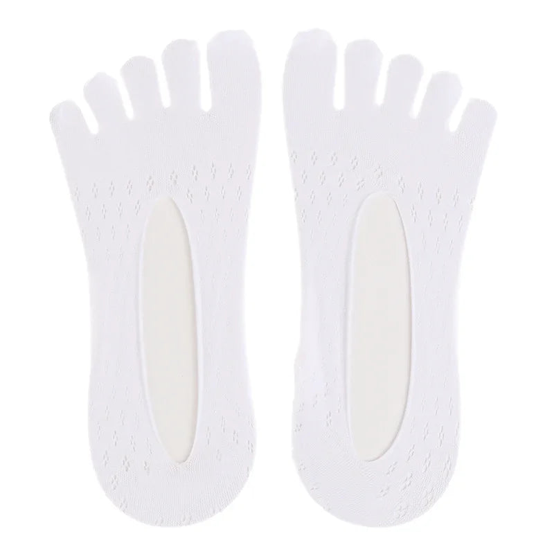 Orthopedic Toe Compression Socks Toe Socks No Show Low Cut Liner Five Finger Socks Toe Separator Sock for Women Men Bunion