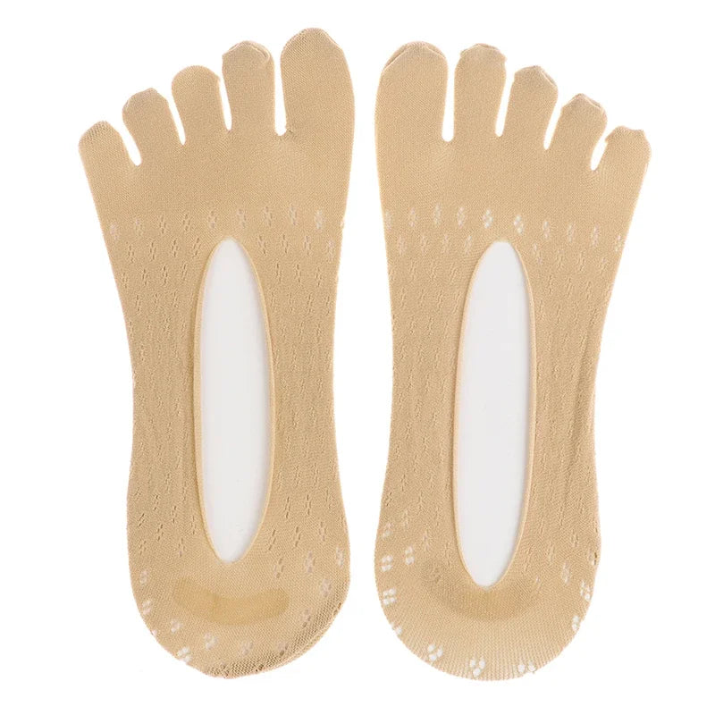 Orthopedic Toe Compression Socks Toe Socks No Show Low Cut Liner Five Finger Socks Toe Separator Sock for Women Men Bunion