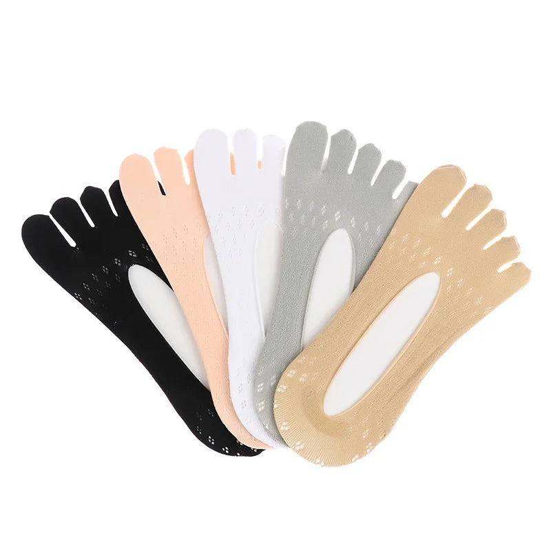 Orthopedic Toe Compression Socks Toe Socks No Show Low Cut Liner Five Finger Socks Toe Separator Sock for Women Men Bunion