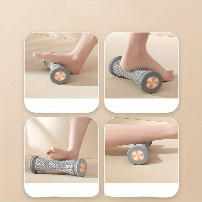 Foot Massager Massage Roller Yoga Massage Ball Plantar Fascia Roller Muscle Relaxation Care Plastic Manual Foot Massager